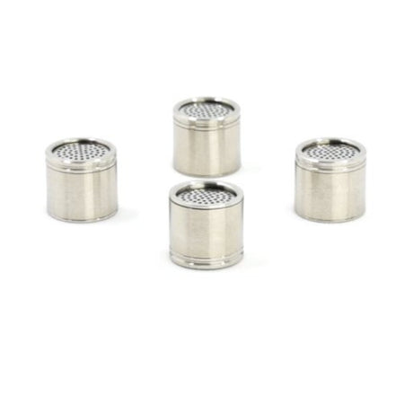 set of 4 dosing capsules for healthy rips rogue vaporizer set on white background