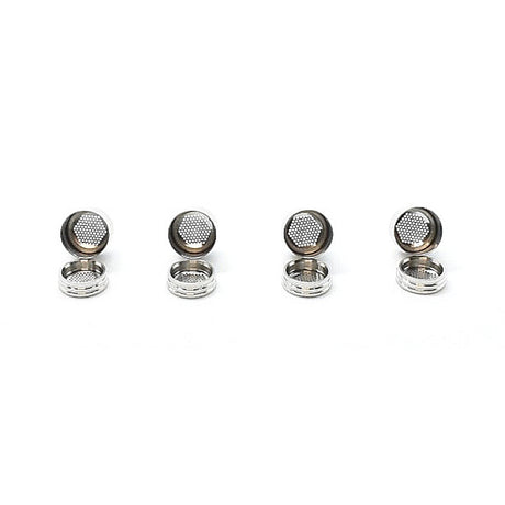 set of 4 healthy rips fury edge dosing capsules with lids removed on white background