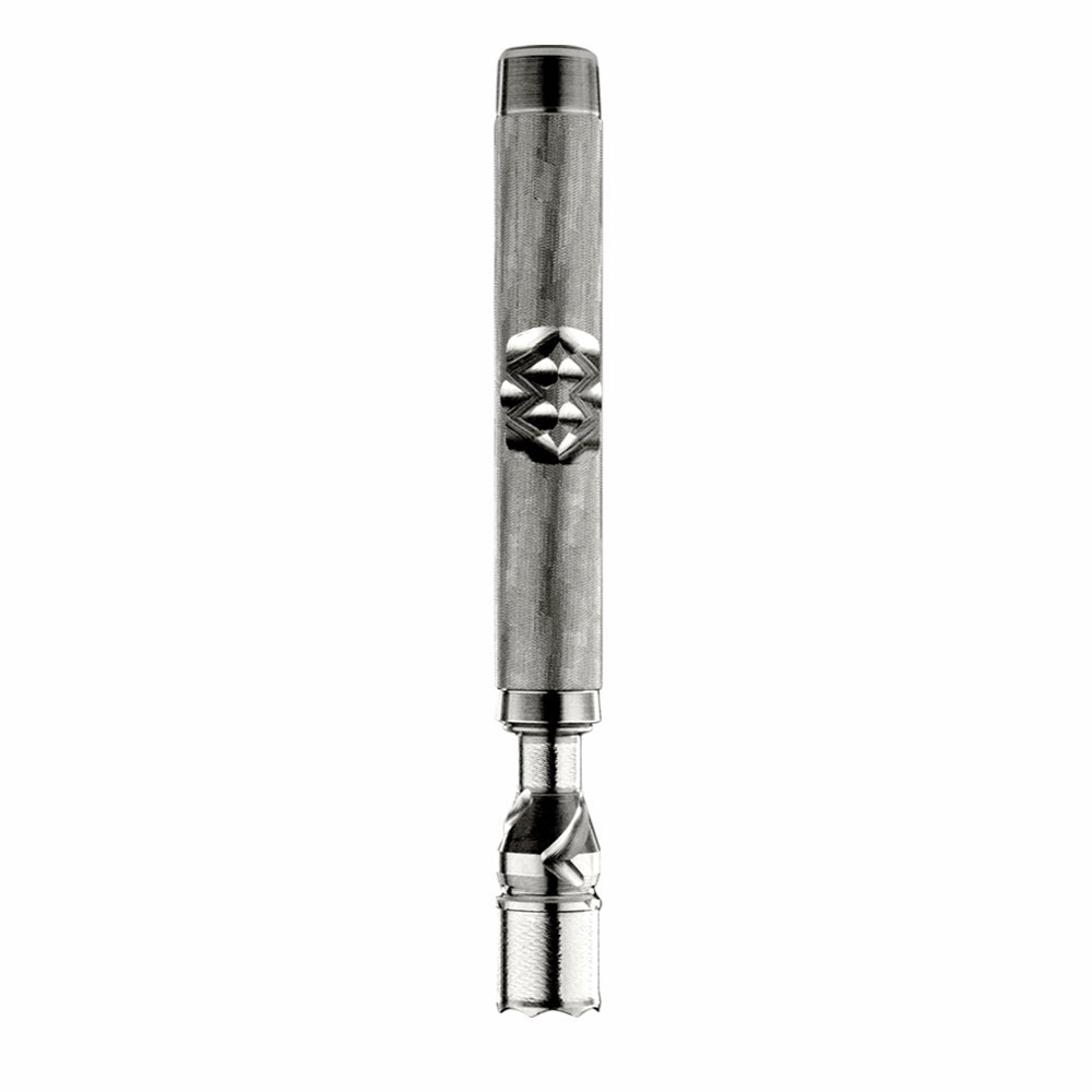 dynavp M7 vaporizer without cap reverse view on white background