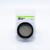 flowermill herb grinder pollen catcher accessory packaged and on white background