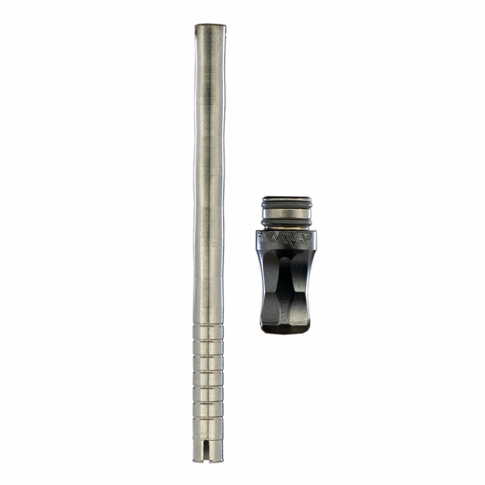 dynavap hyperdyn vaporizer condenser with mouthpiece separated set on white background