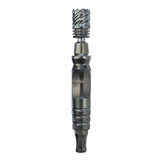dynavap hyperdyn vaporizer with cap removed stood upright rear view set on white background