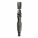 dynavap hyperdyn vaporizer with cap removed stood upright with side on view set on white background