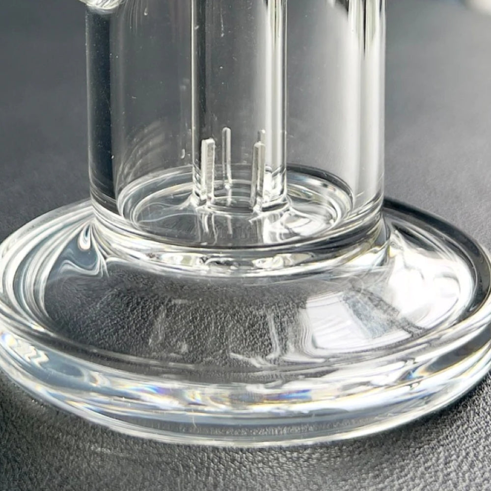 close up of sneaky pete short stop 10mm glass rigs percolator