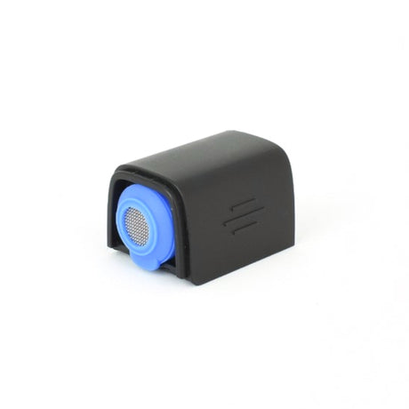 healthy rips fury edge accessory attachment with blue silcone o-ring & screen visible on white background