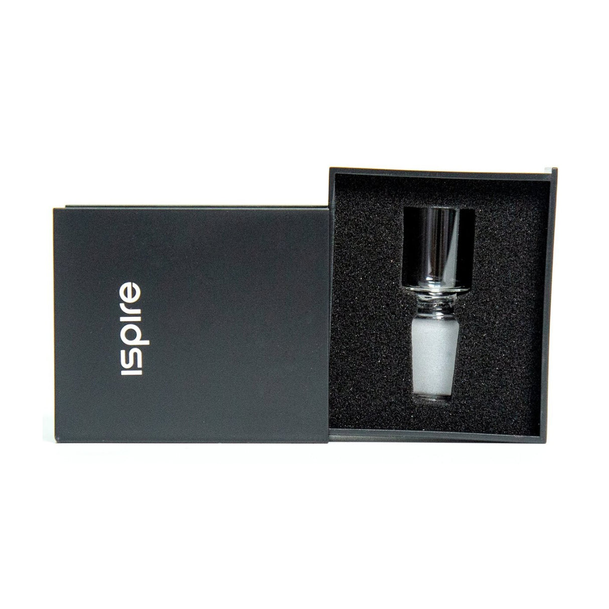 open box with straight glass banger for use with ispire wand induction heater