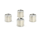 set of 4 dosing capsules for healthy rips rogue vaporizer set on white background