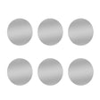 set of 6 stainless steel storz & bickel volcano screens on white background