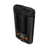 storz & bickel mighty+ vaporizer angled view stood upright on white background