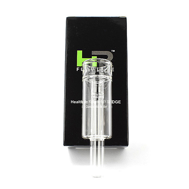 healthy rips glass bubbler removed from packaging on white background